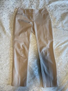 White House Black Market Beige Cropped Pants